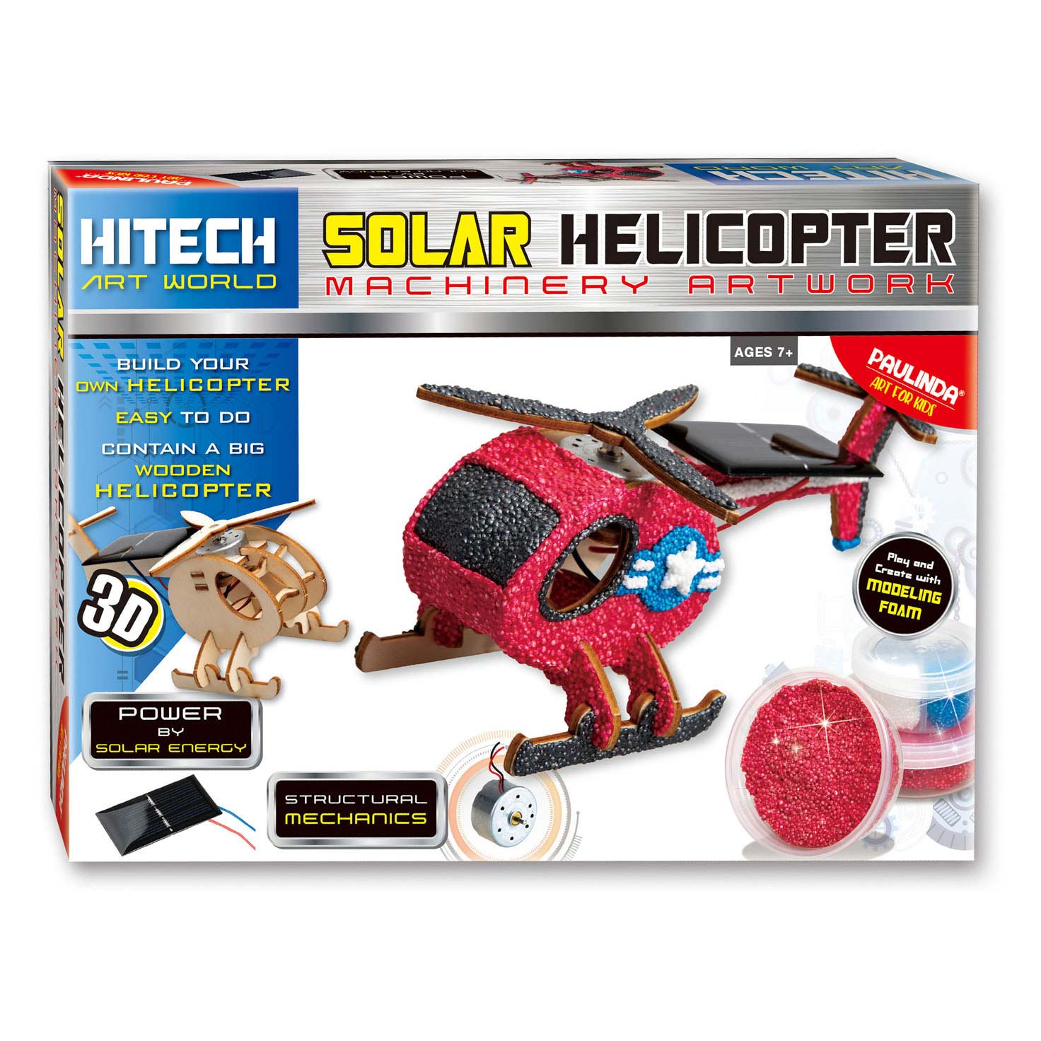 Building kit 3D Helicopter | Thimble Toys